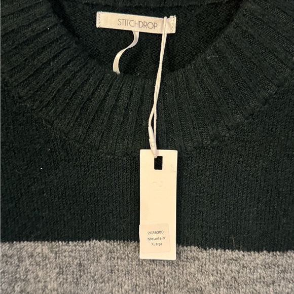 NWT Stitchdrop Striped Pullover Knit Dress - Picture 5 of 6